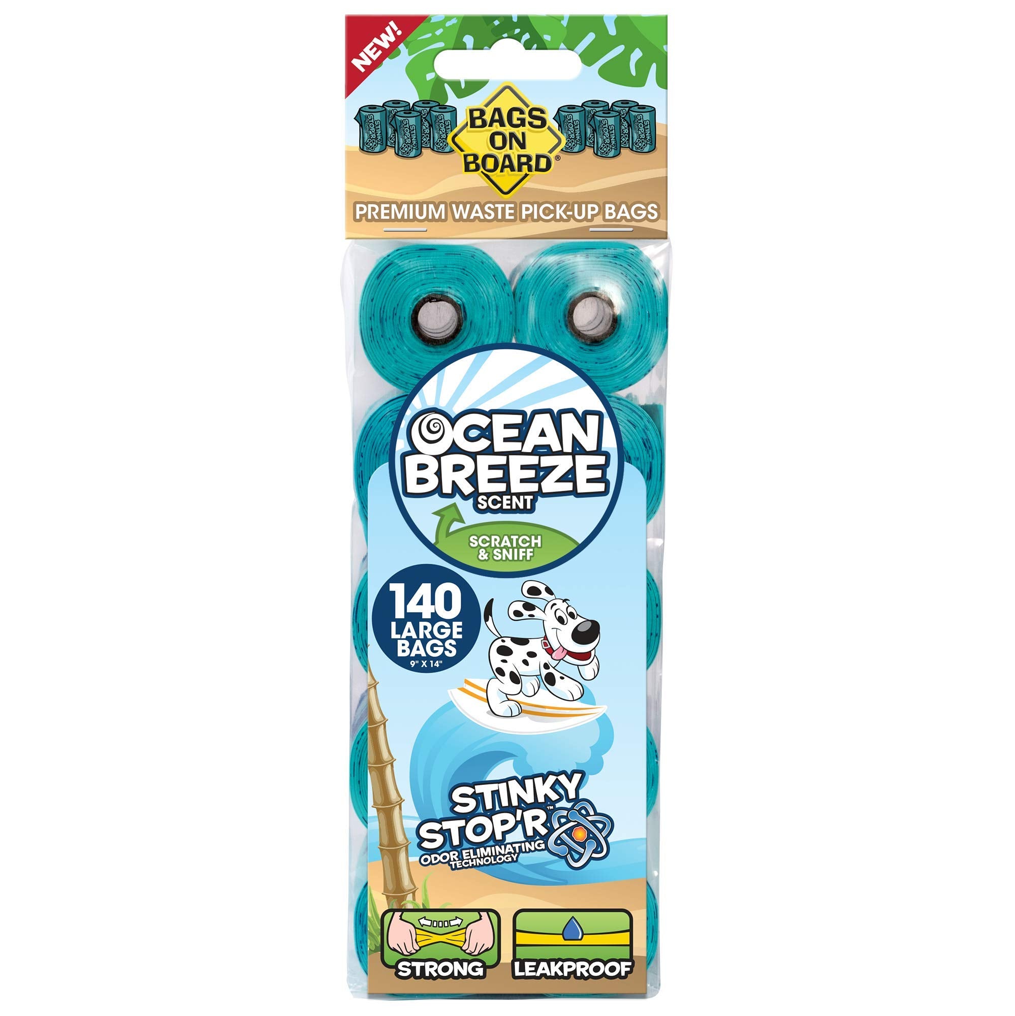 Calm Clean Companion Odor Control Poop Bags (140 Count)