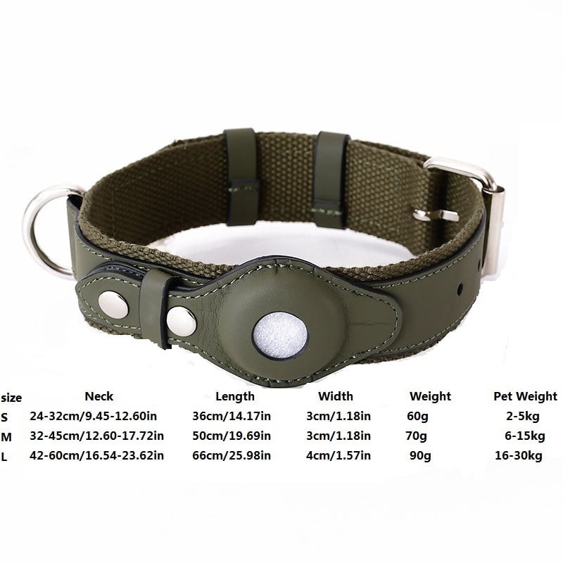 Calm Clean Companion AirTag Collar & Leash Set