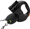 Calm Clean Companion Dual Retractable Leash — Two Dogs, One Handle