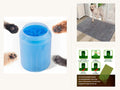 Coming Home Kit: muddy paw cleaner cup, door mat and poop bags shown together