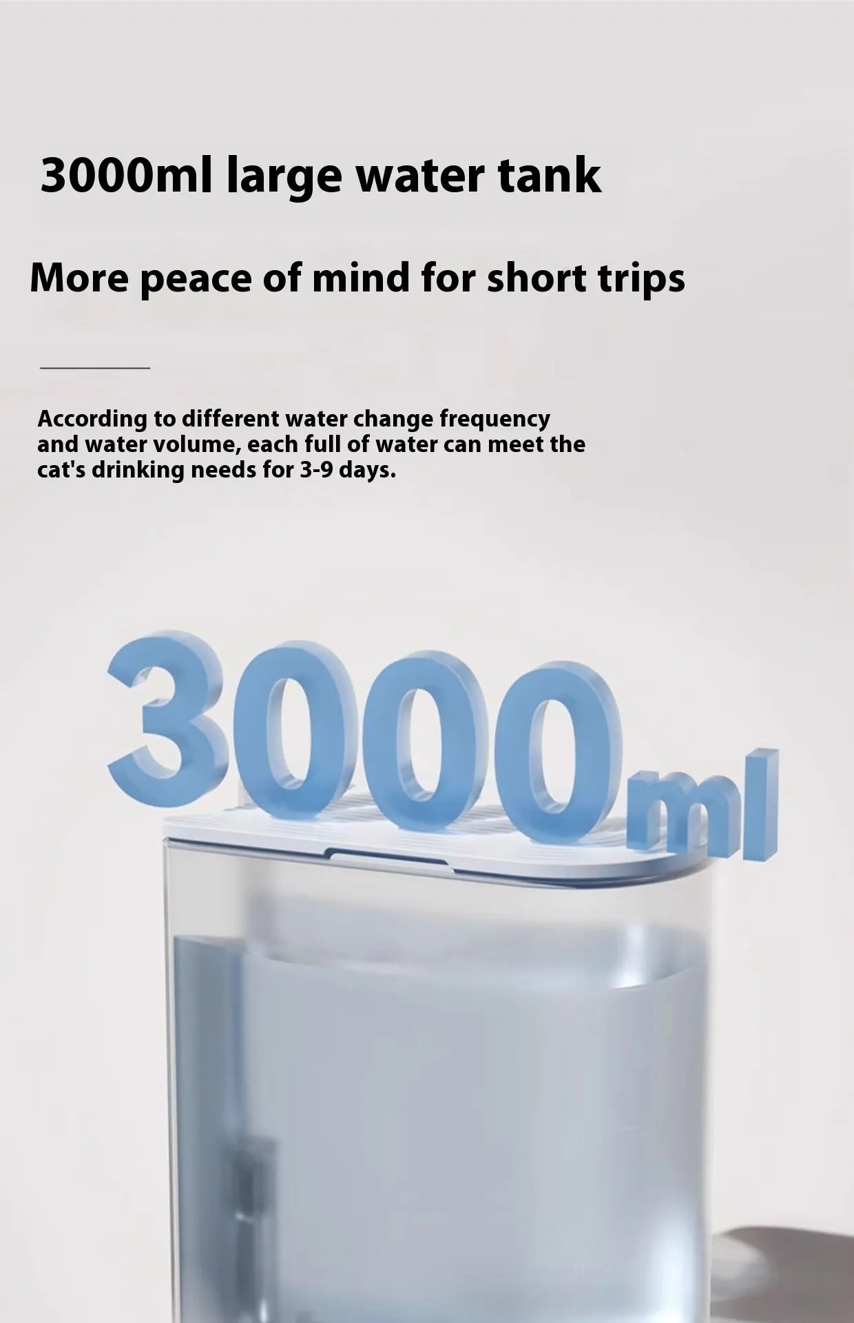 Calm Clean Companion Fresh Flow Water Fountain